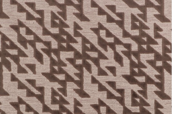 Rivera Velvet Upholstery Fabric in Taupe 