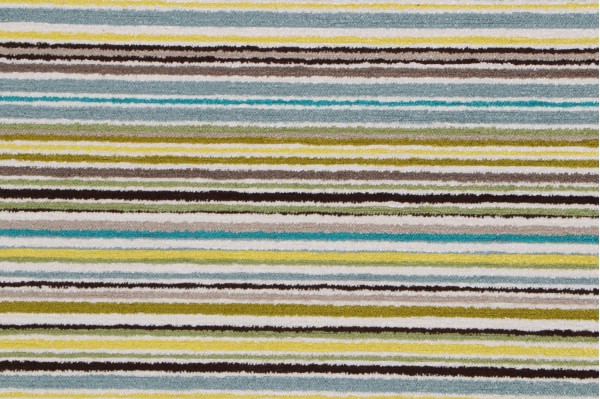 Stripe Woven Chenille Upholstery Fabric in Island 