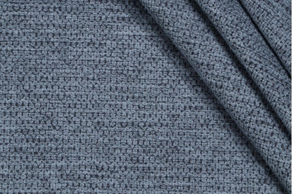 Covington Kyler Felt-Backed Chenille Upholstery Fabric in 57-Smokey Blue 