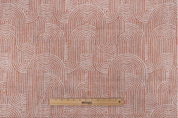 Covington In The Groove Woven Chenille Upholstery Fabric in 340-Mandarin 