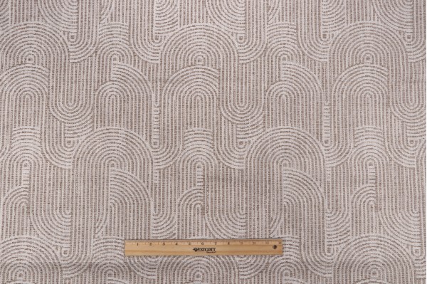 Covington In The Groove Woven Chenille Upholstery Fabric in 606-Tobacco 