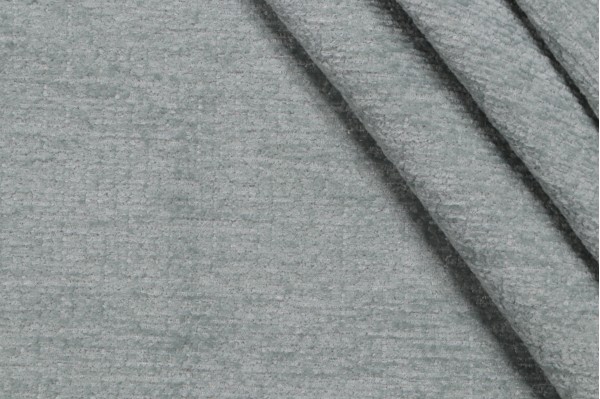 Sample of Covington Stippled Felt-Backed Chenille Upholstery Fabric in 521-Aquamarine 