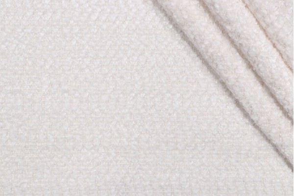 Covington Nubby Felt-Backed Woven Upholstery Fabric in 130-White 