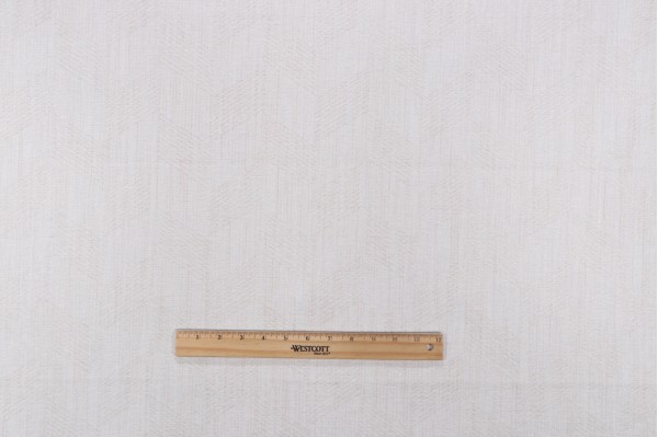 Covington Broken Arrows Felt-Backed Chenille Upholstery Fabric in 14-Snow 