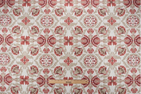 Covington McKenzie Printed Cotton Drapery Fabric in 329-Salsa 