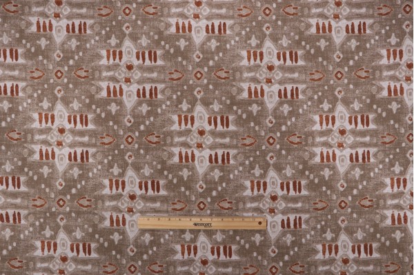 Magnolia Home Arturo Printed Cotton Drapery Fabric in Driftwood 