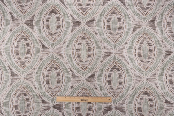 Magnolia Home Thackery Printed Cotton Drapery Fabric in Cactus 