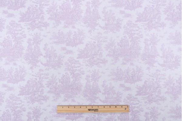 Premier Prints Jamestown Printed Cotton Drapery Fabric in Orchid