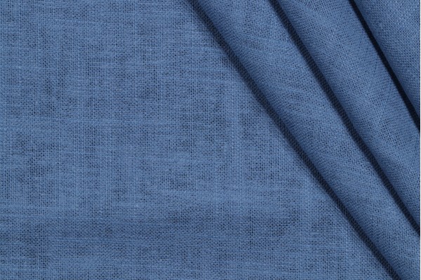Covington Jefferson Linen Woven Drapery Fabric in 15-Chambray