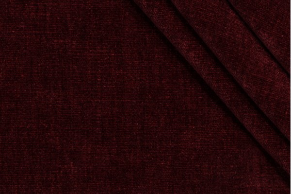 P Kaufmann Beck Performance Chenille Upholstery Fabric in Berry Wine 