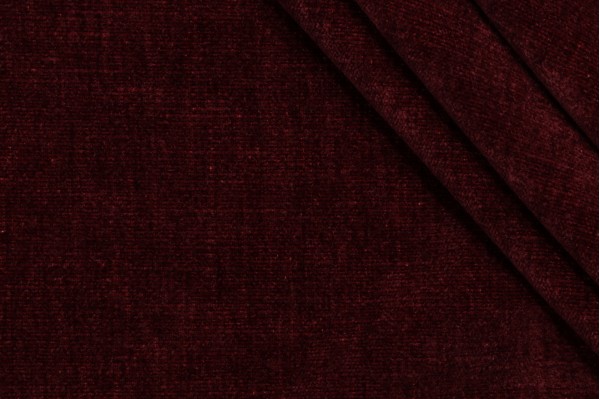 P Kaufmann Beck Performance Chenille Upholstery Fabric in Berry Wine 
