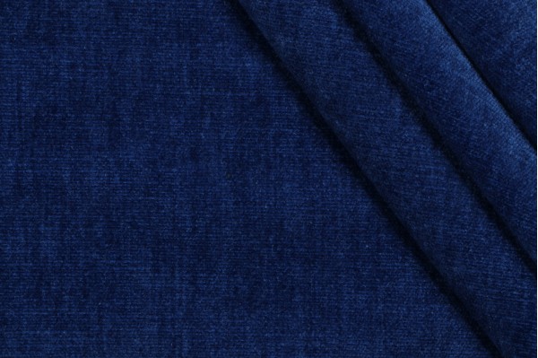 P Kaufmann Beck Performance Chenille Upholstery Fabric in Cobalt 