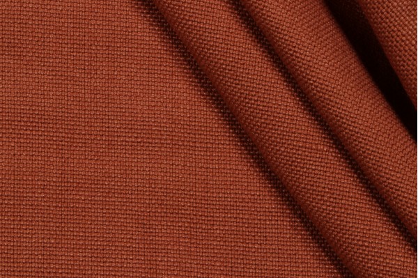 Sample of P Kaufmann Ashton Woven Linen Decorator Fabric in Baked 