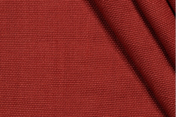 Sample of P Kaufmann Ashton Woven Linen Decorator Fabric in Sumac 
