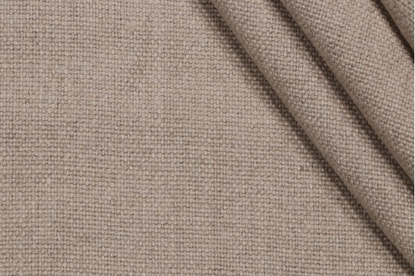 Sample of P Kaufmann Ashton Woven Linen Decorator Fabric in Flax 