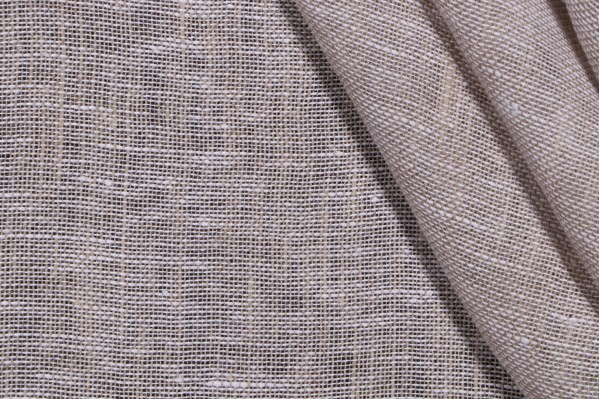 Sample of Braemore Habitat Sheer Drapery Fabric in Tumbleweed 