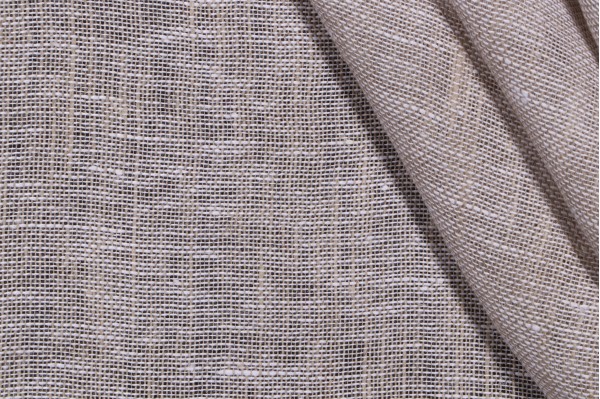 Sample of Braemore Habitat Sheer Drapery Fabric in Tumbleweed 