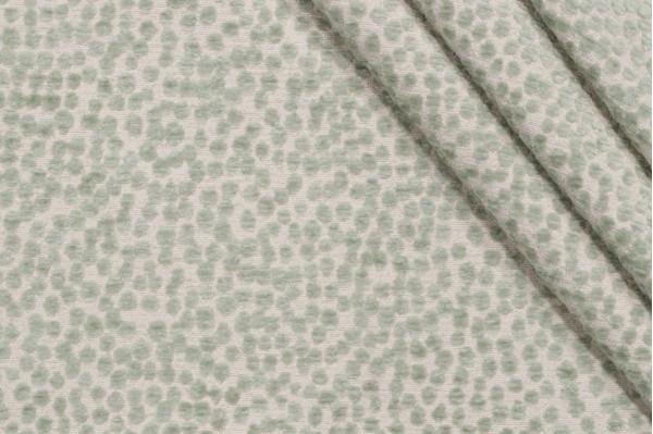 PK Lifestyles Spotty Dotty Woven Chenille Upholstery Fabric in Meadow 