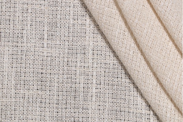 Lino Textiles Saint Pierre Sheer Drapery Fabric in Ecru 