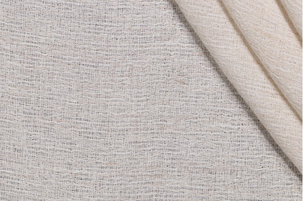 Lino Textiles Casandra Sheer Drapery Fabric in Ivory 