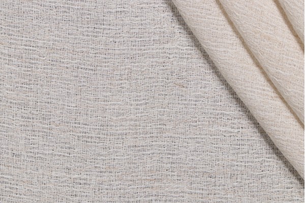 Lino Textiles Casandra Sheer Drapery Fabric in Ivory 