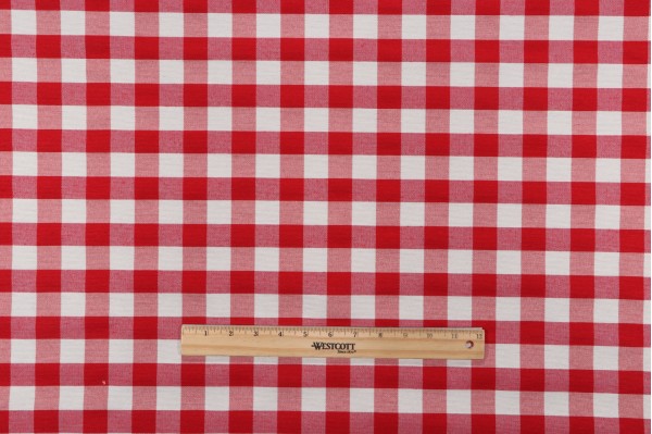 Stof France Rouen Woven Decorator Fabric in Rouge 