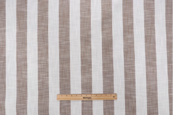 Bella Dura Beachcroft Woven Polyester Outdoor Fabric in Umber