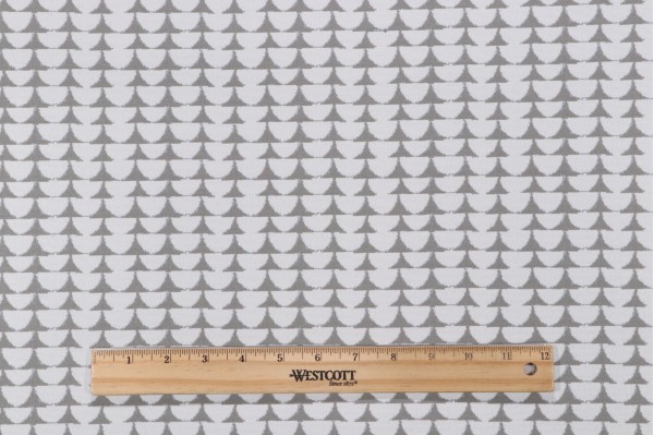 Halfmoon Woven Outdoor Fabric in Silver