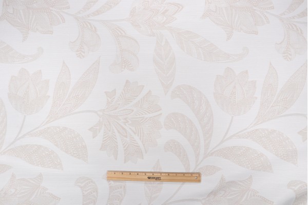 Click for 5.5 Yards Crypton Jessa High Performance Damask Upholstery Fabric in Snow Crypton Jessa High Performance Damask Upholstery Fabric in Snow