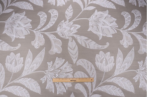 Crypton Jessa High Performance Woven Upholstery Fabric in Grey