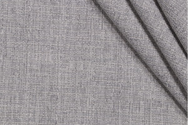 Crypton Colby High Performance Woven Upholstery Fabric in Silver