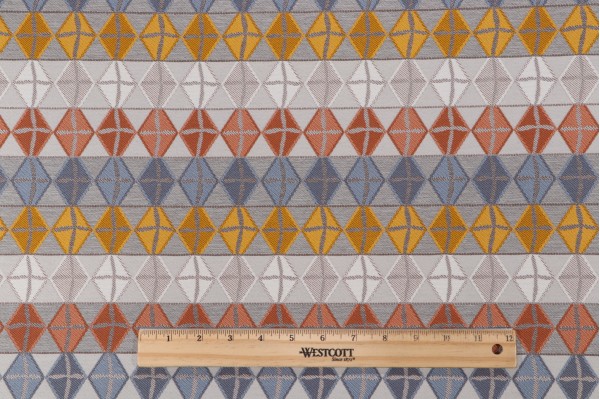 Stripe It Woven Backed Polyester Outdoor Fabric in Shadow