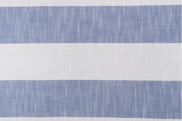 Stripe Woven Decorator Fabric in Pool