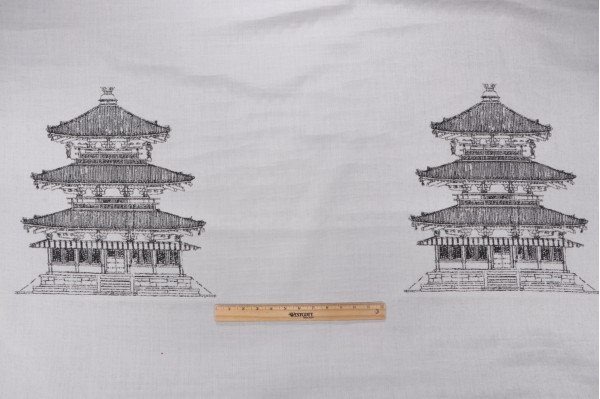 Sunbrella Pagoda Dynasty Woven Solution Dyed Acrylic Outdoor Fabric in Midnight
