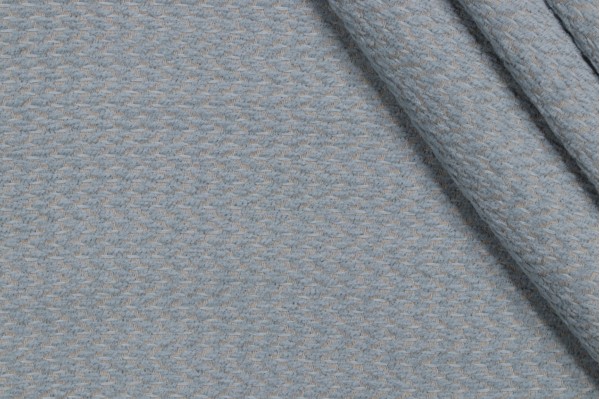 Janus et Cie Grasslands Woven Polyolefin Chenille Outdoor Fabric in Mist