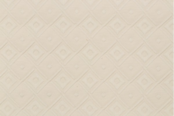 Scalamandre Harrison House Matelasse Upholstery Fabric in Cream
