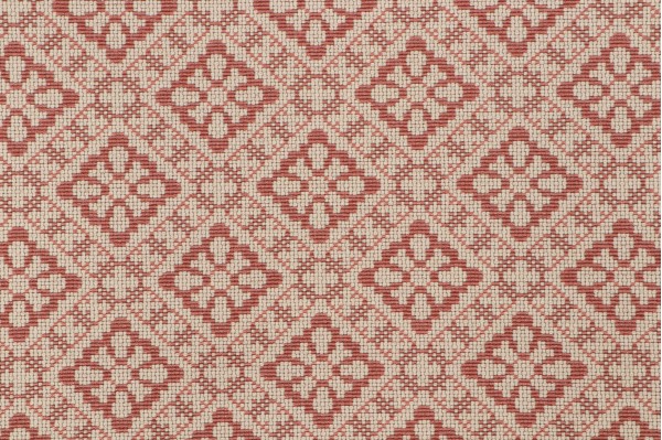 Grey Watkins Bucks County Woven Upholstery Fabric in Rose