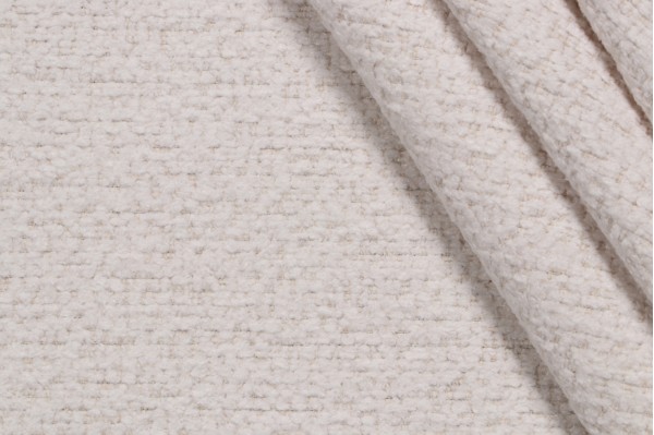 Crypton Journey High Performance Woven Chenille Upholstery Fabric in Marshmallow 
