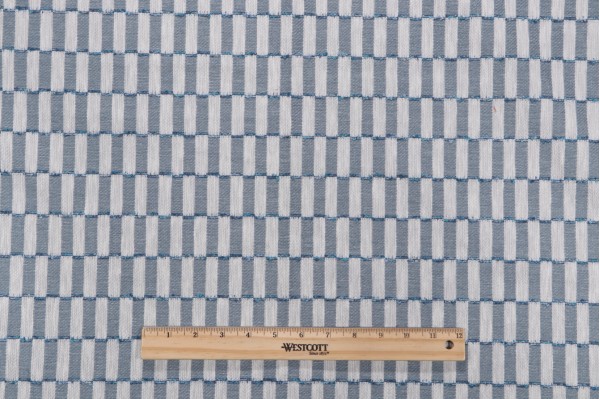 Mill Creek Double Up Woven Upholstery Fabric in Water