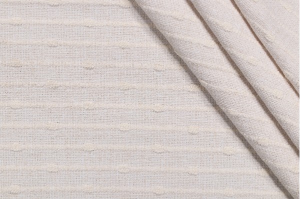 Mill Creek Untuck Latex-Backed Woven Upholstery Fabric in Ivory