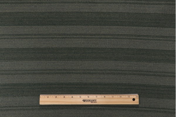 Stripe Woven Solution Dyed Acrylic Outdoor Fabric in Forest 
