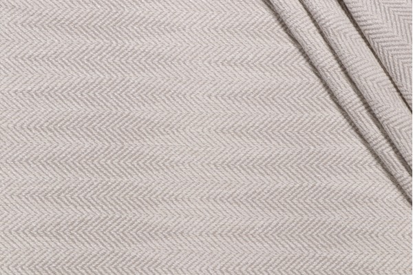 Valdese Weavers Herringbone Woven Outdoor Fabric in Sand 