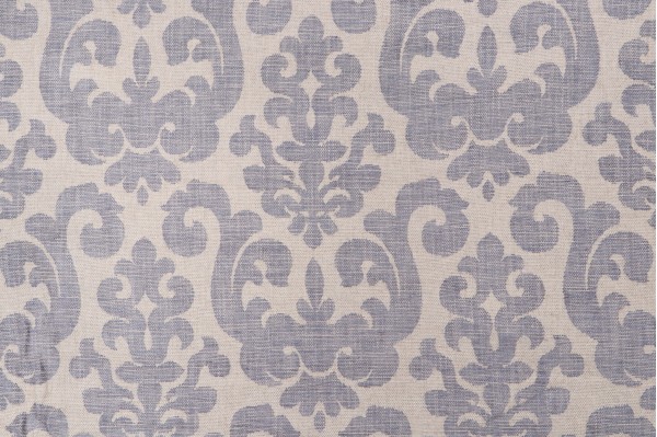 Click for Damask Woven Chenille Upholstery Fabric in Chambray  Damask Woven Chenille Upholstery Fabric in Chambray