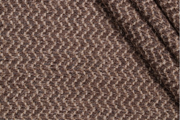 Sample of Hope Woven Chenille Upholstery Fabric in Cocoa 