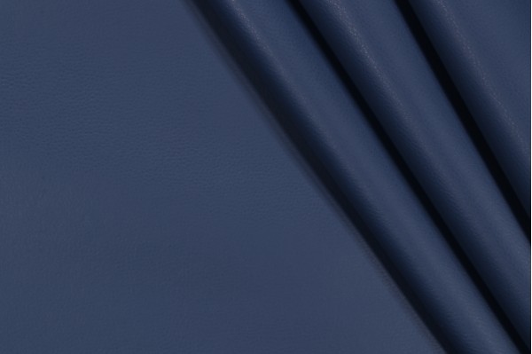Coast Vinyl Upholstery Fabric in Naval Blue