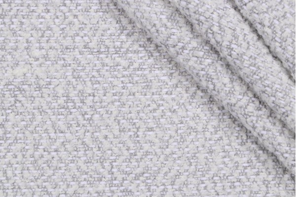 Crypton Teddy High Performance Woven Upholstery Fabric in Aluminum