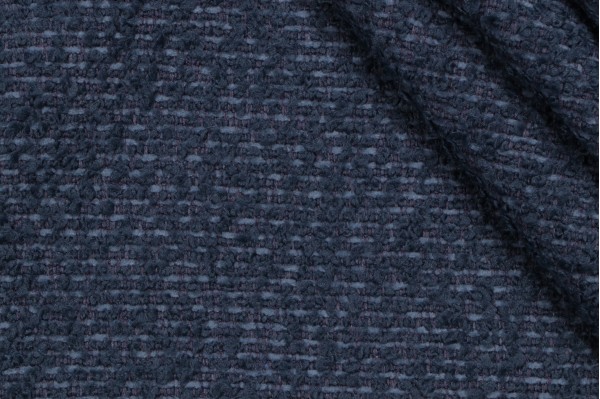 Crypton Teddy High Performance Woven Upholstery Fabric in Blue Jeans