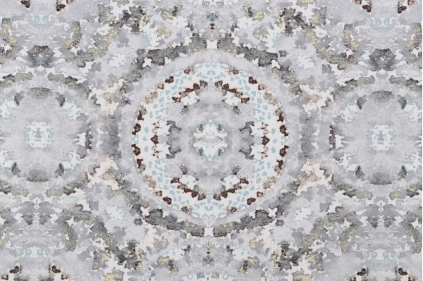 Waverly Sky Scapes Printed Cotton Twill Drapery Fabric in Cloud