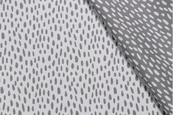 Click for 1 Yards Terrasol-Pebbles Reversible Polyester Outdoor Fabric in Pewter Terrasol-Pebbles Reversible Polyester Outdoor Fabric in Pewter