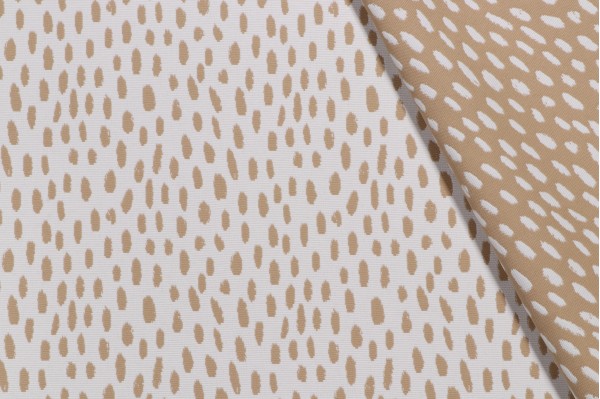 Terrasol-Pebbles Reversible Polyester Outdoor Fabric in Sand